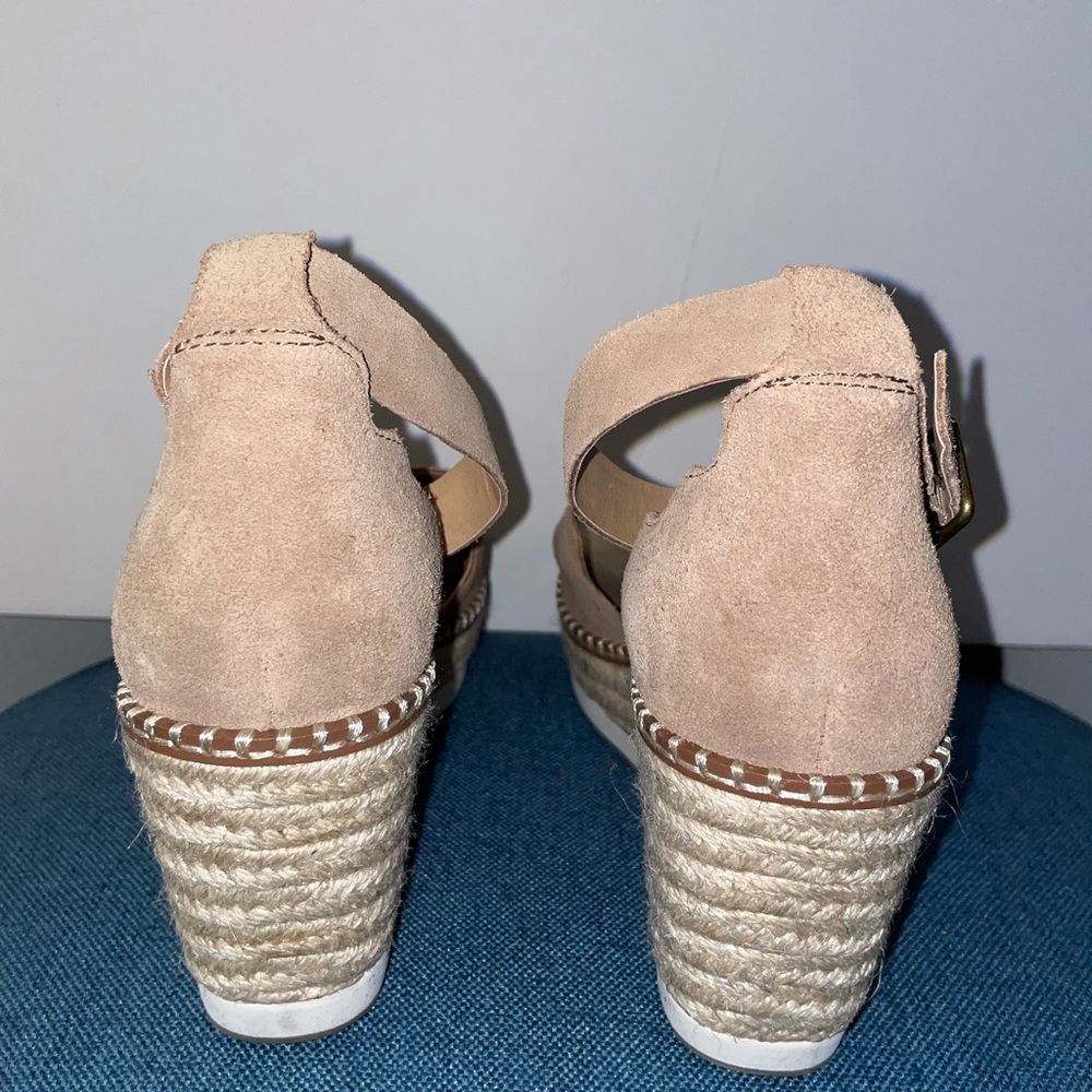 Crown Vintage Light Brown Wedges size 10 - Picture 3 of 5